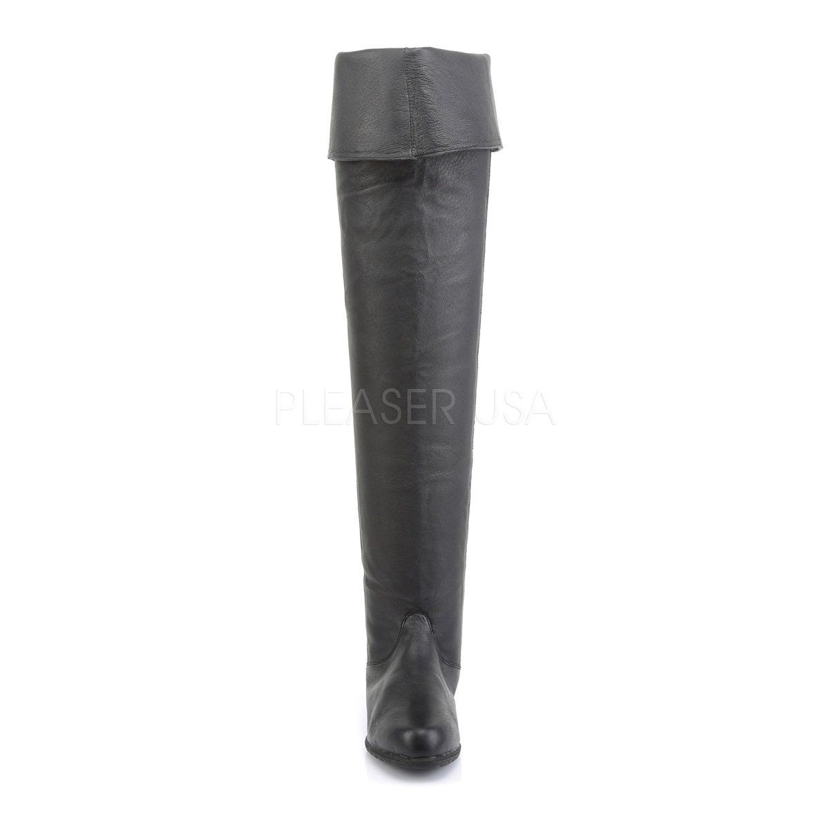 MAVERICK-8824 Black Leather (P) Funtasma