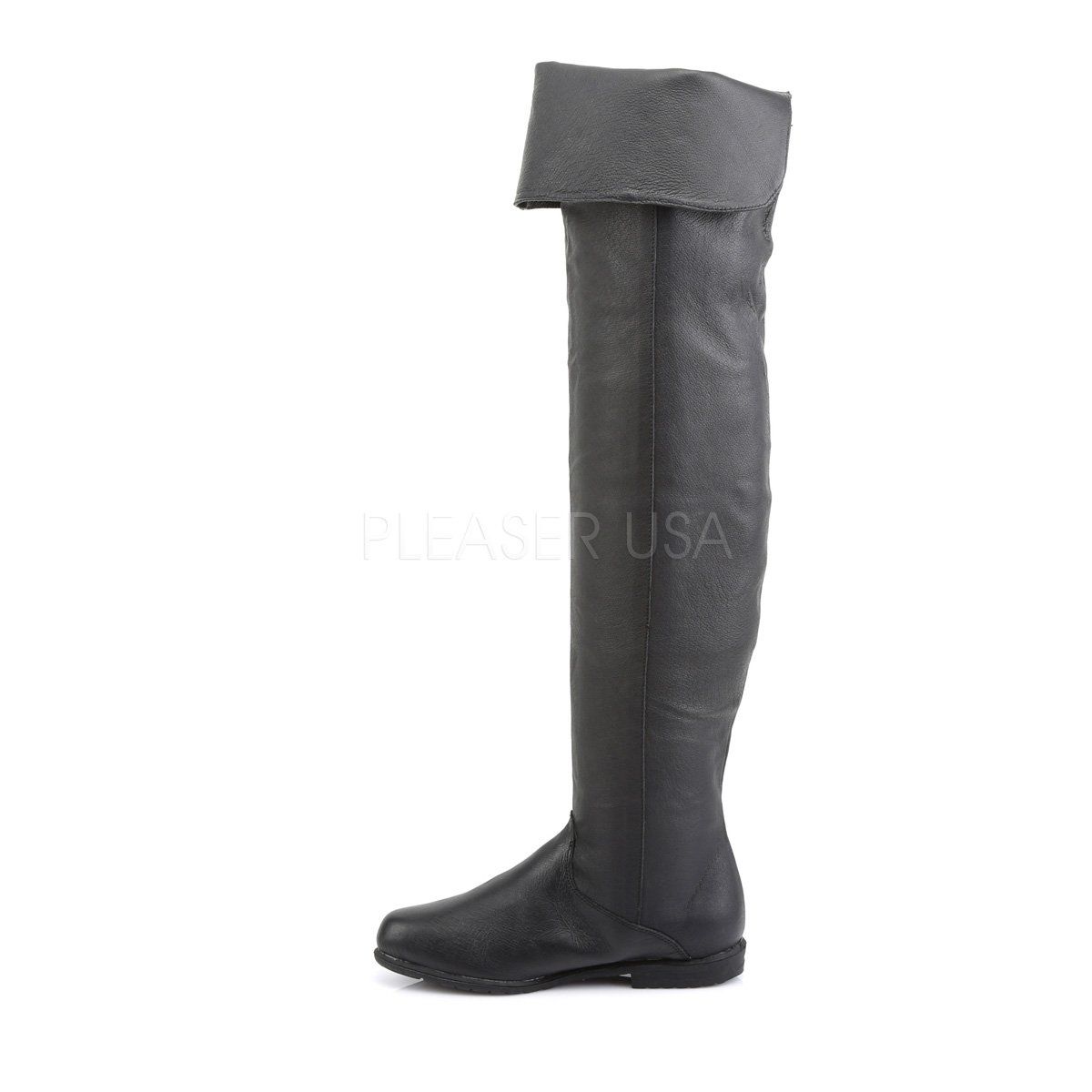 MAVERICK-8824 Black Leather (P) Funtasma