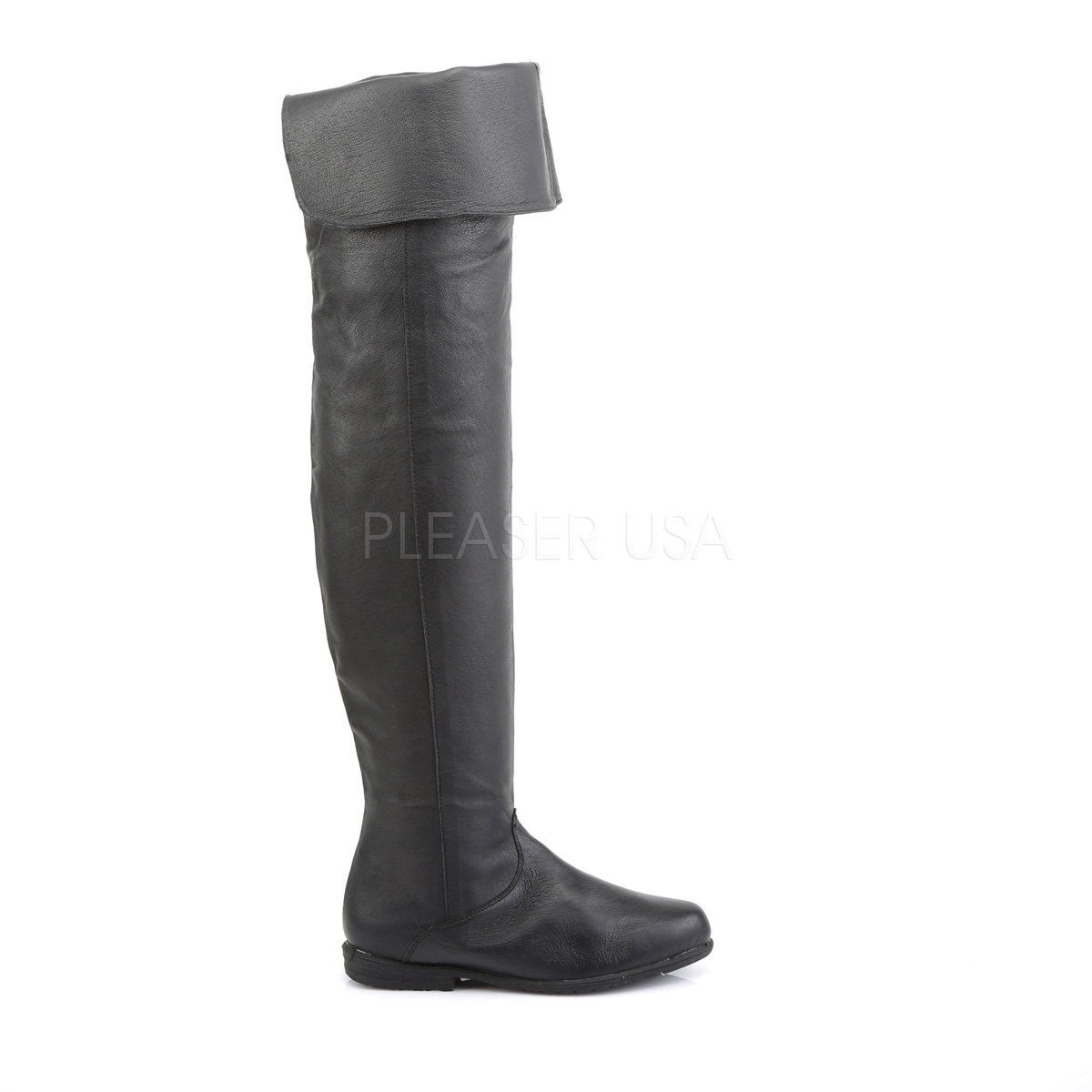 MAVERICK-8824 Black Leather (P) Funtasma