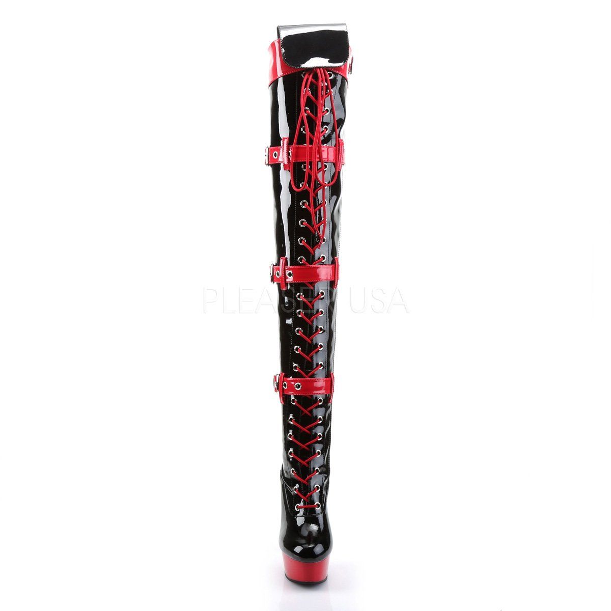 MEDIC-3028 Black-Red Patent/Red Funtasma