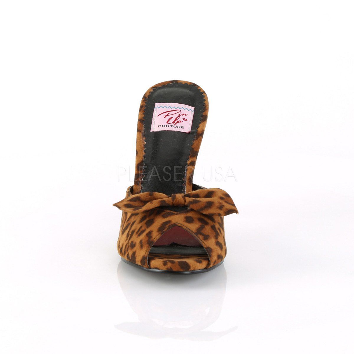 MONROE-08 Leopard Print Fabric Pin Up Couture