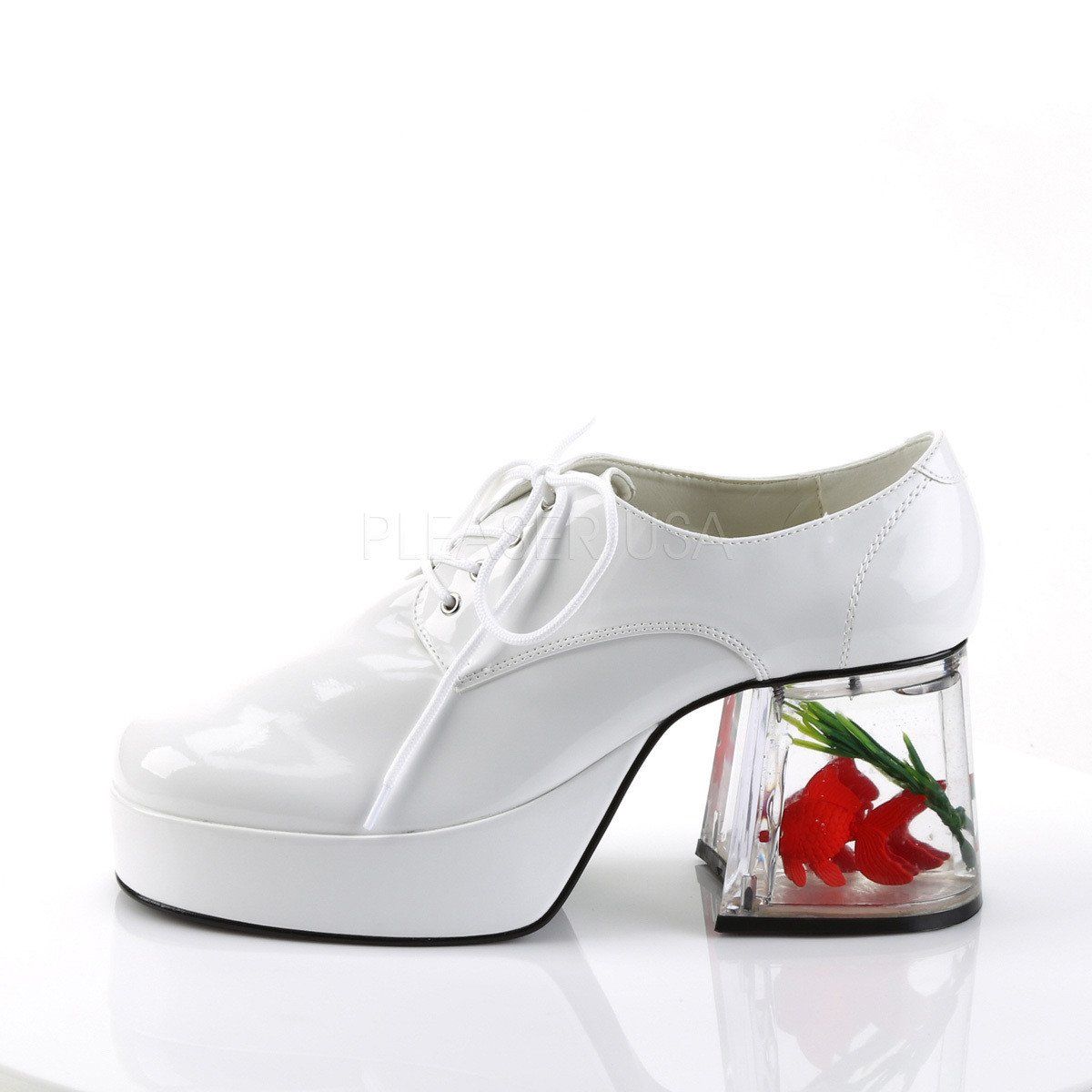 PIMP-02 White Patent Funtasma