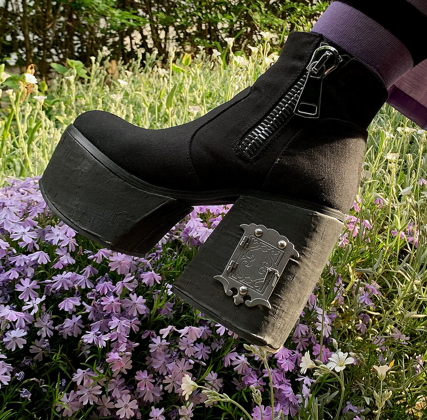 VOYAGE PORTAL Black Ankle Boots