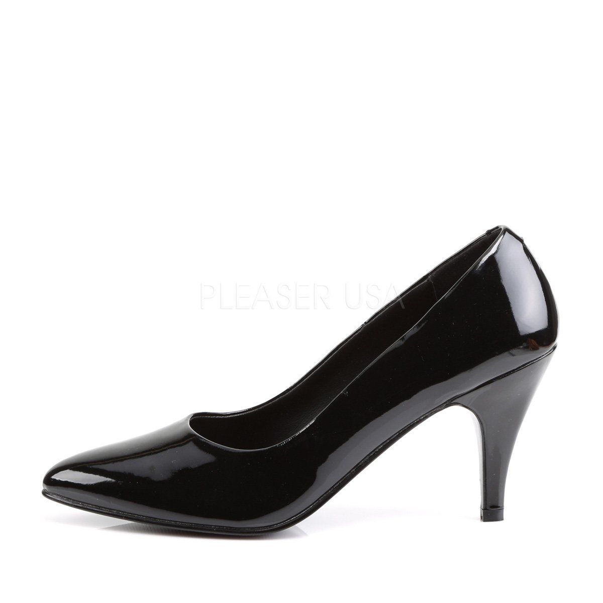 PUMP-420 Black Patent Funtasma