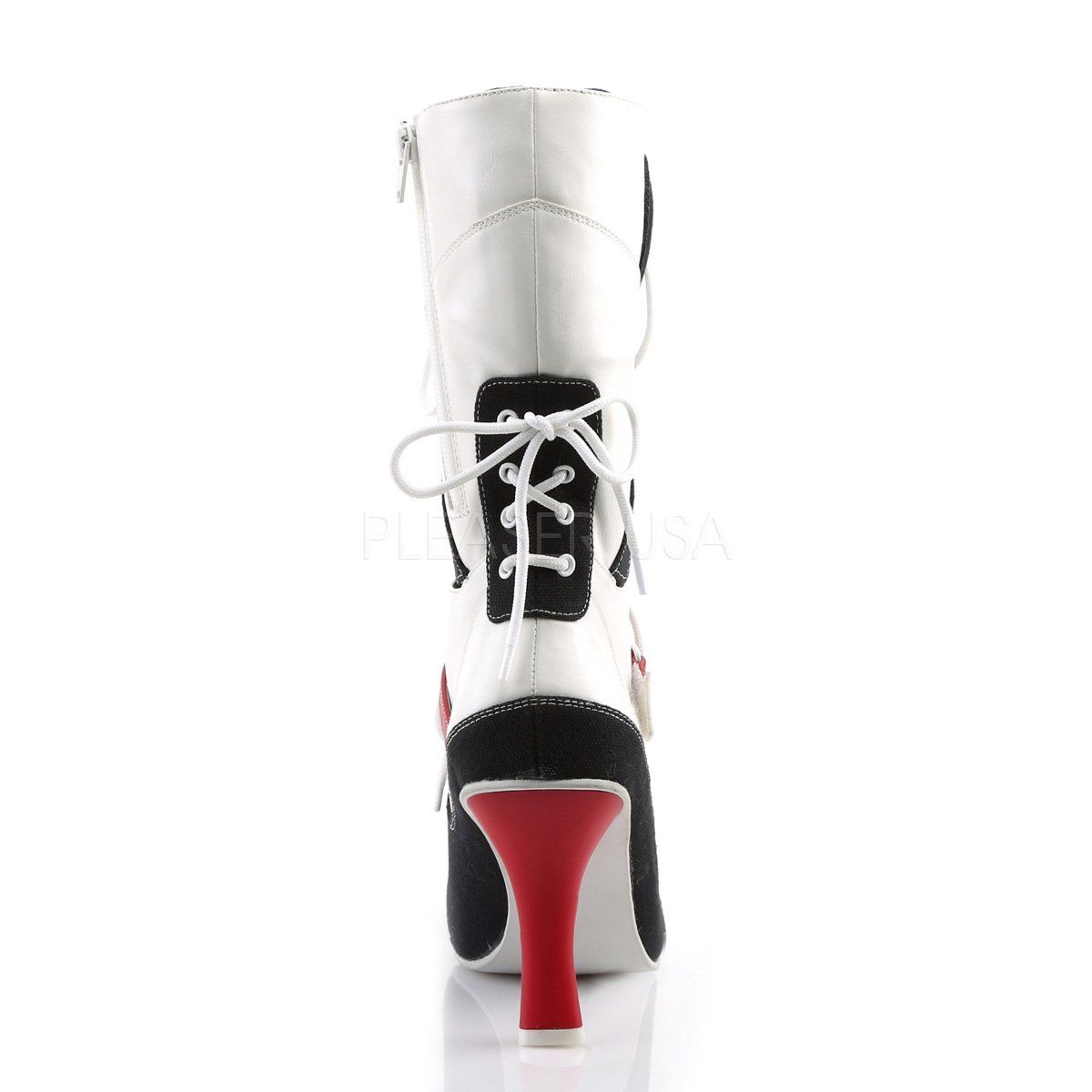 REFEREE-200 White Pu-Black Canvas Funtasma