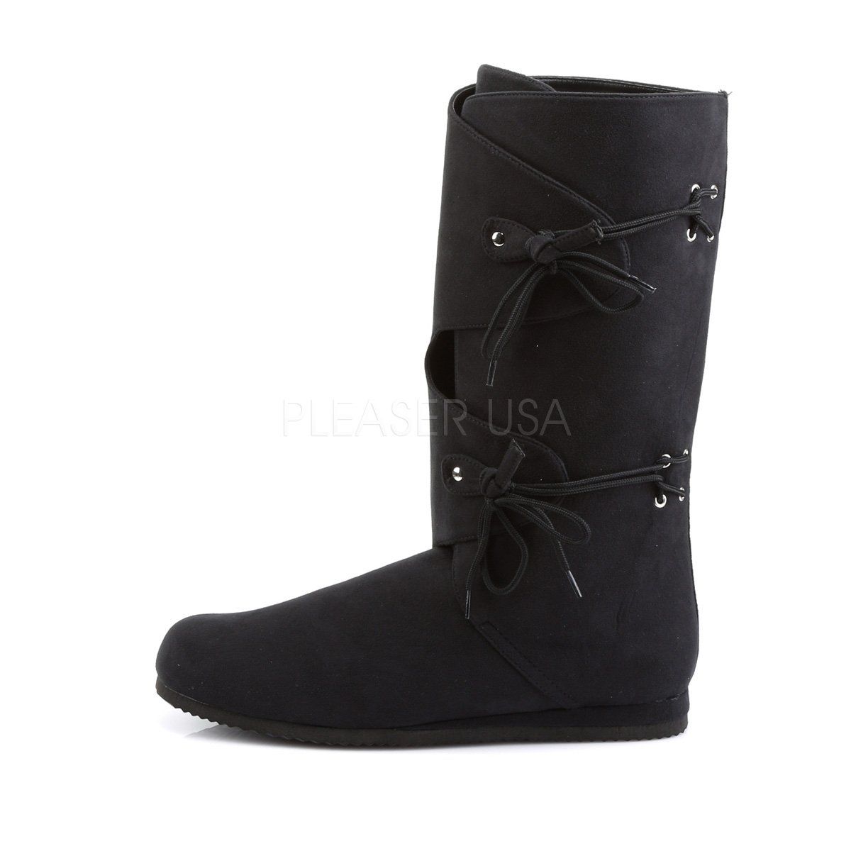 RENAISSANCE-100 Black Microfiber Funtasma
