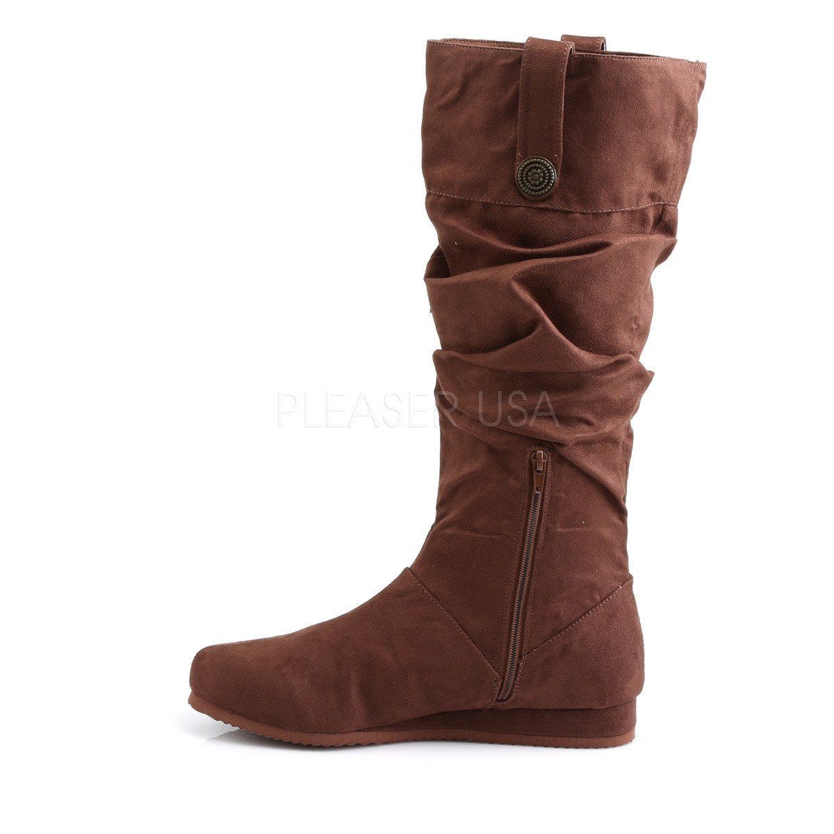 RENAISSANCE-104 Brown Microfiber Funtasma