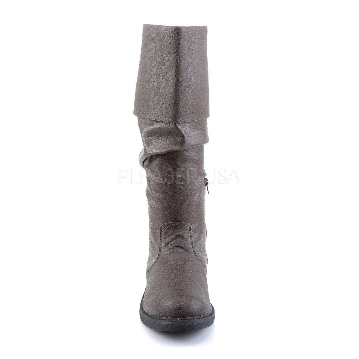 ROBINHOOD-100 Brown Distressed Pu Funtasma