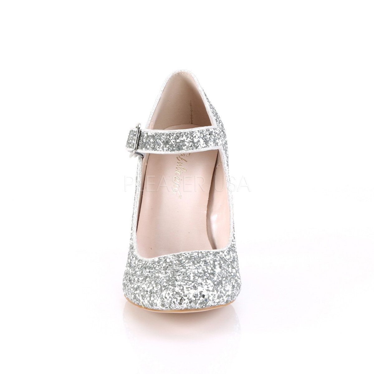 SABRINA-07 Silver Glitter Fabulicious