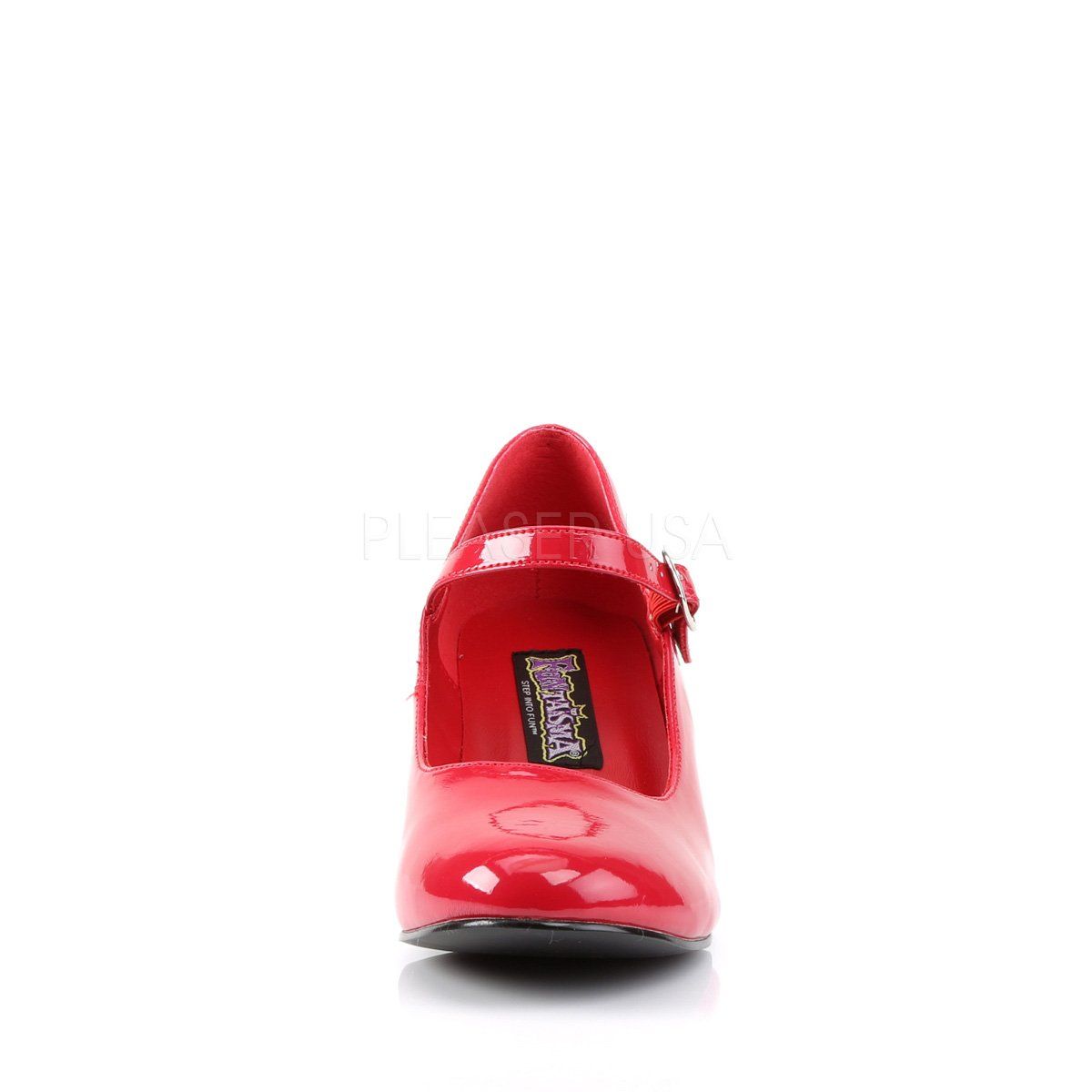 SCHOOLGIRL-50 Red Patent Funtasma
