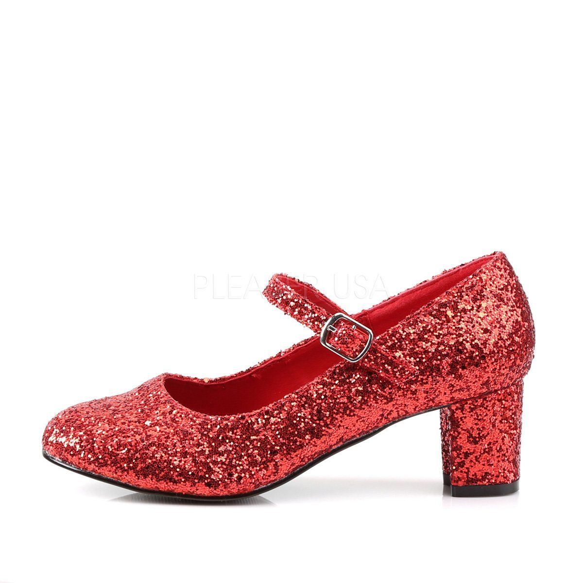 SCHOOLGIRL-50G Red Glitter Funtasma