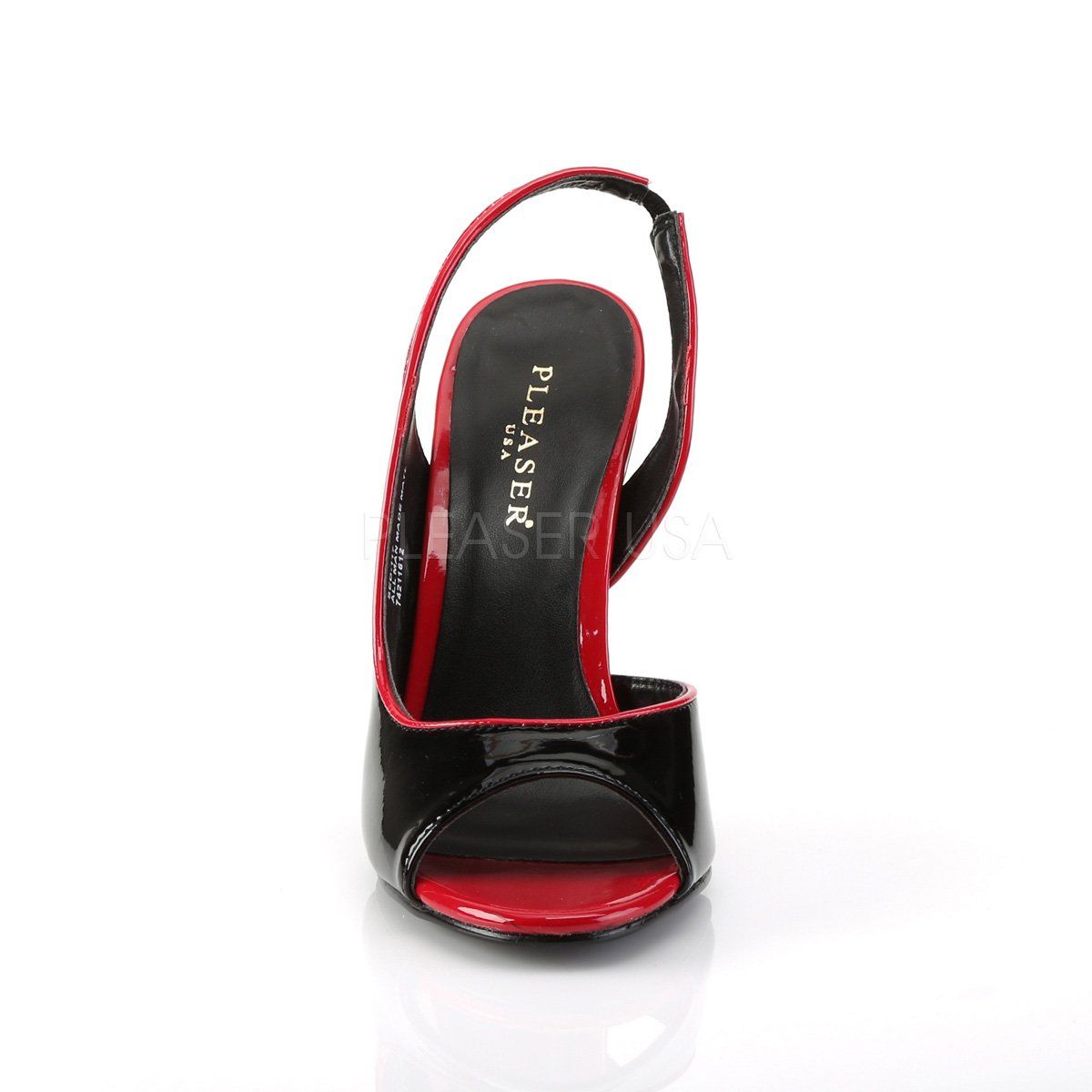 SEDUCE-117 Black-Red Patent Sandal Pleaser