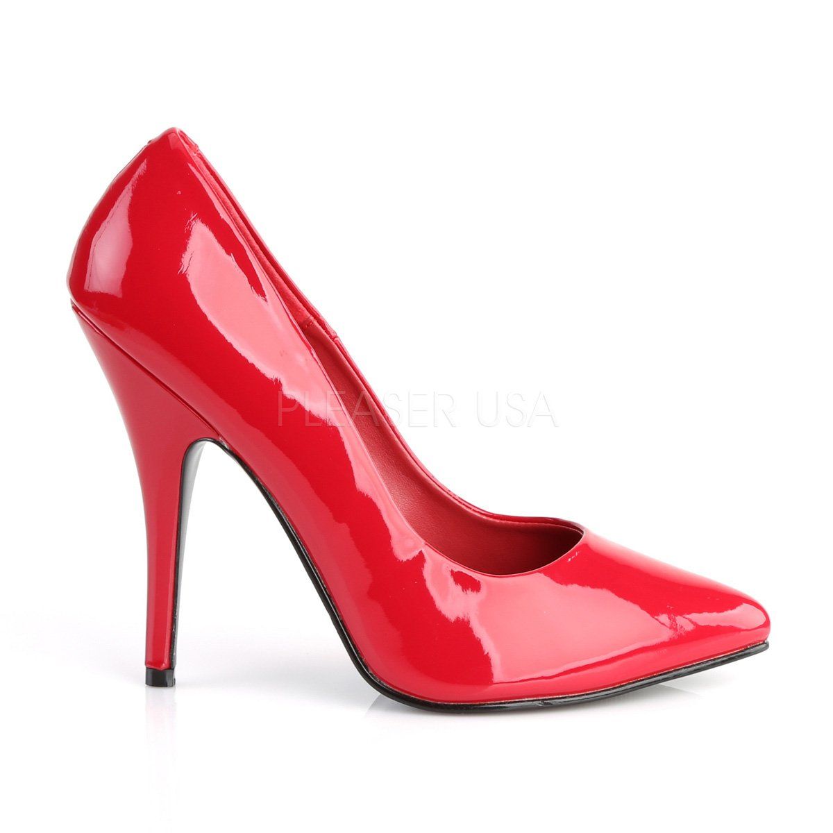 SEDUCE-420 Red Patent Pump Pleaser
