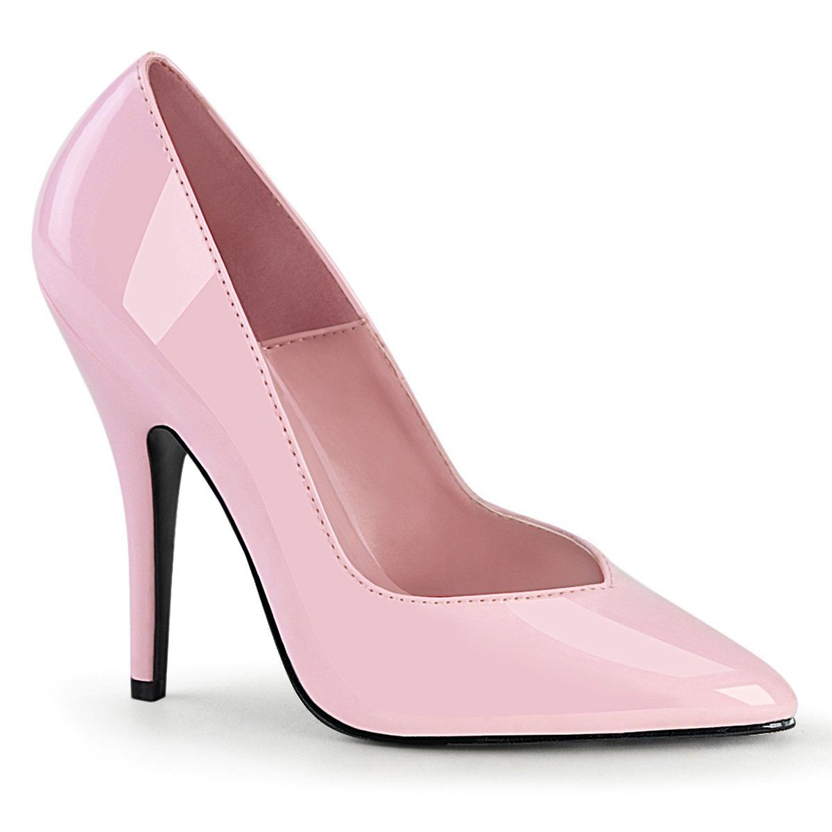 SEDUCE-420V Baby Pink Patent Pump Pleaser