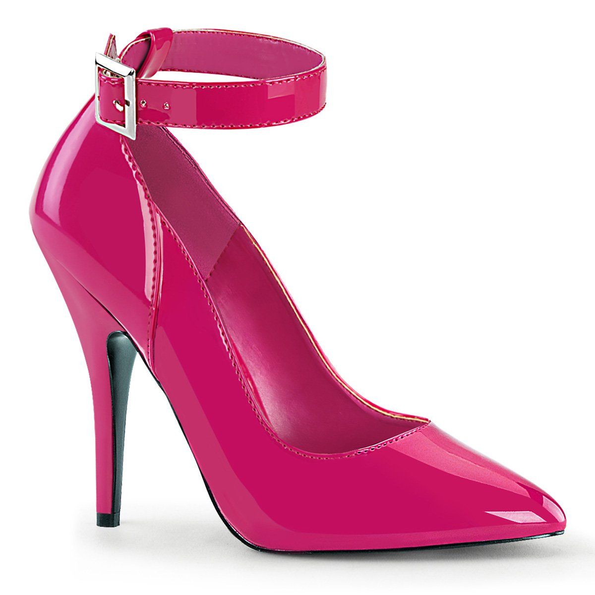 SEDUCE-431 Hot Pink Patent Pump Pleaser