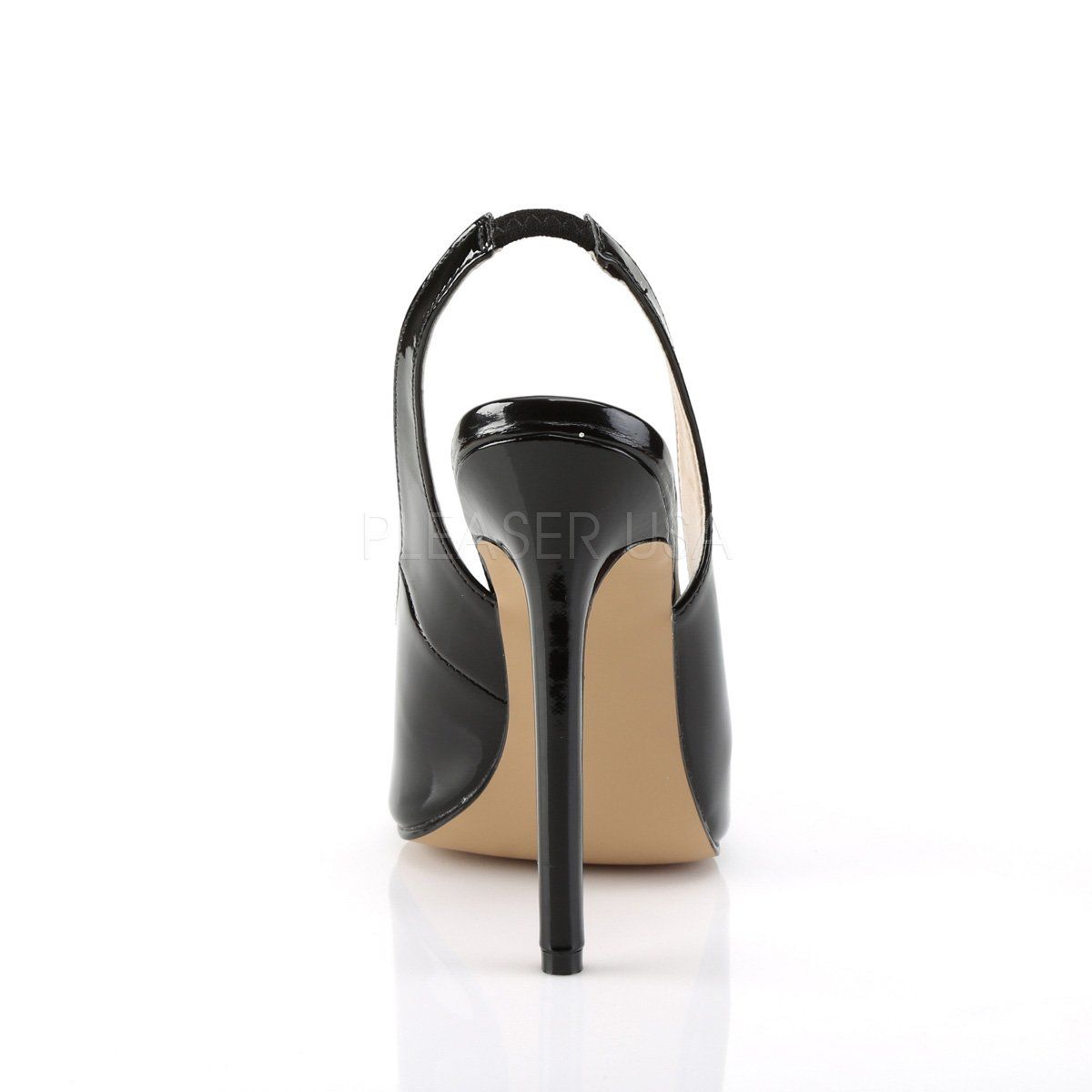 SEXY-08 Black Patent Pump Pleaser