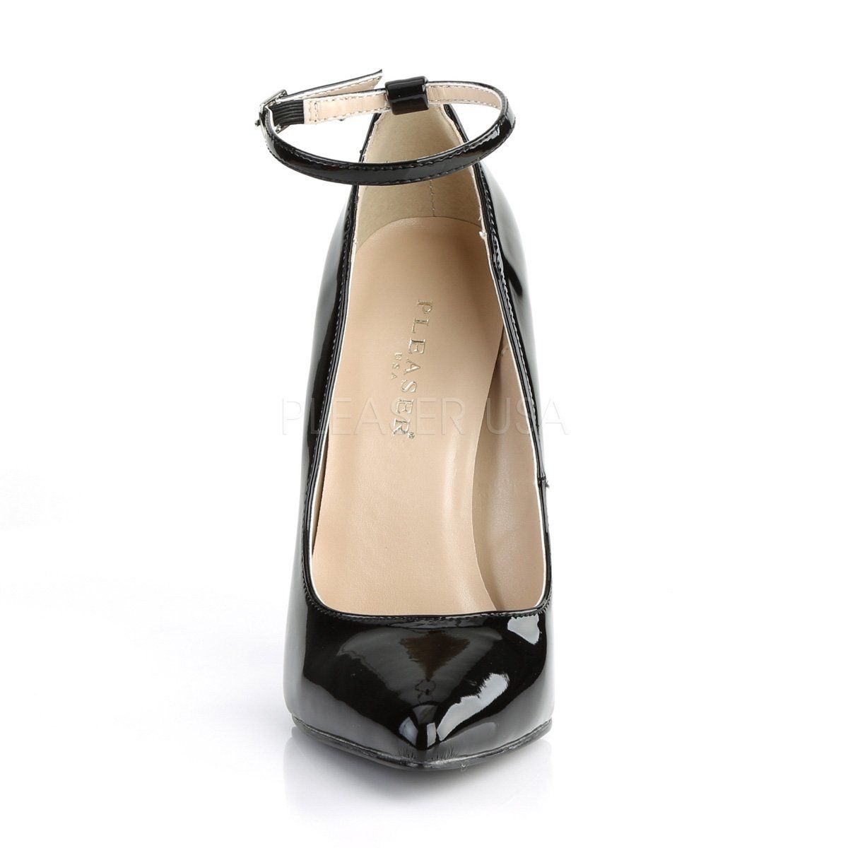 SEXY-23 Black Patent Pump Pleaser