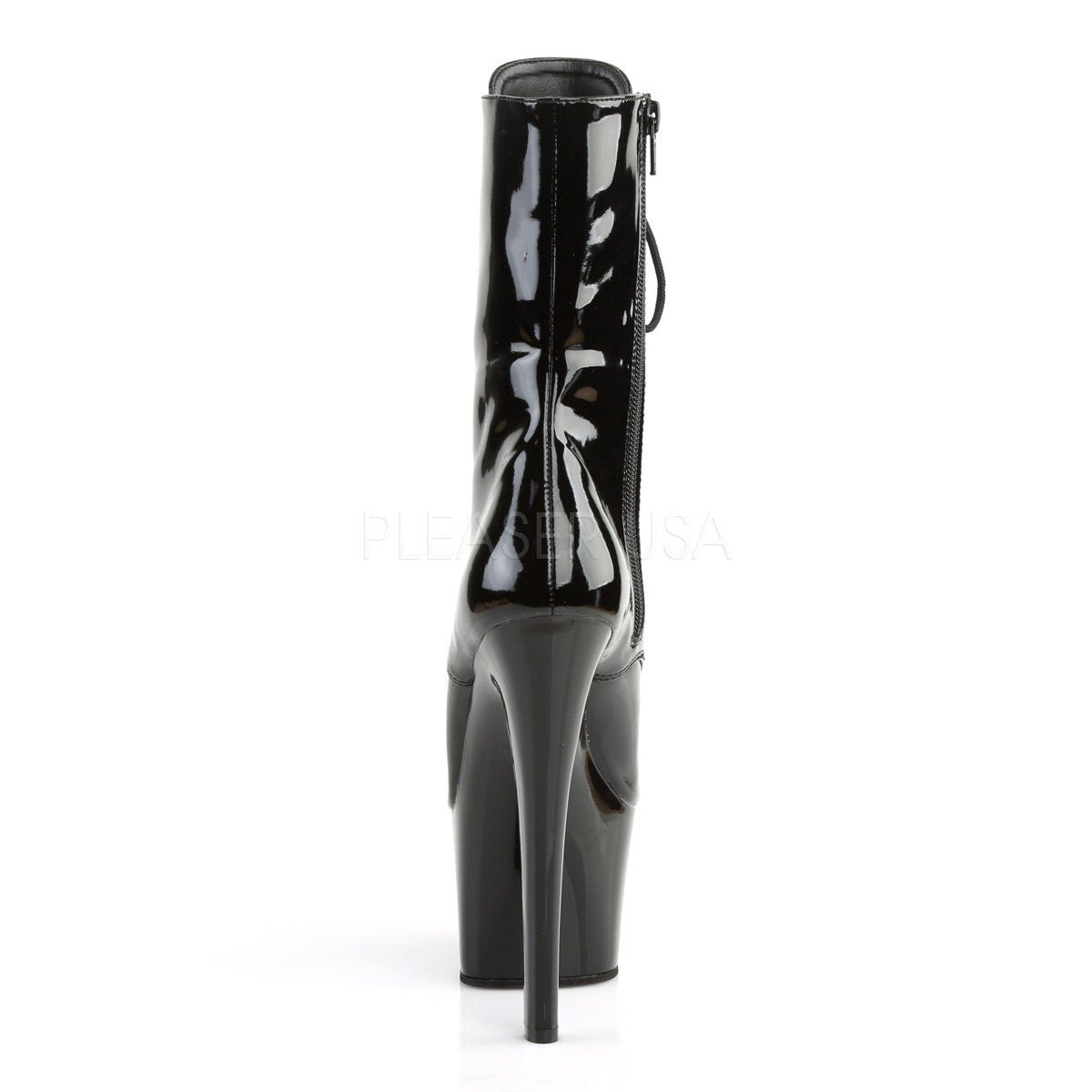 SKY-1020 Black Patent Ankle Boot Pleaser
