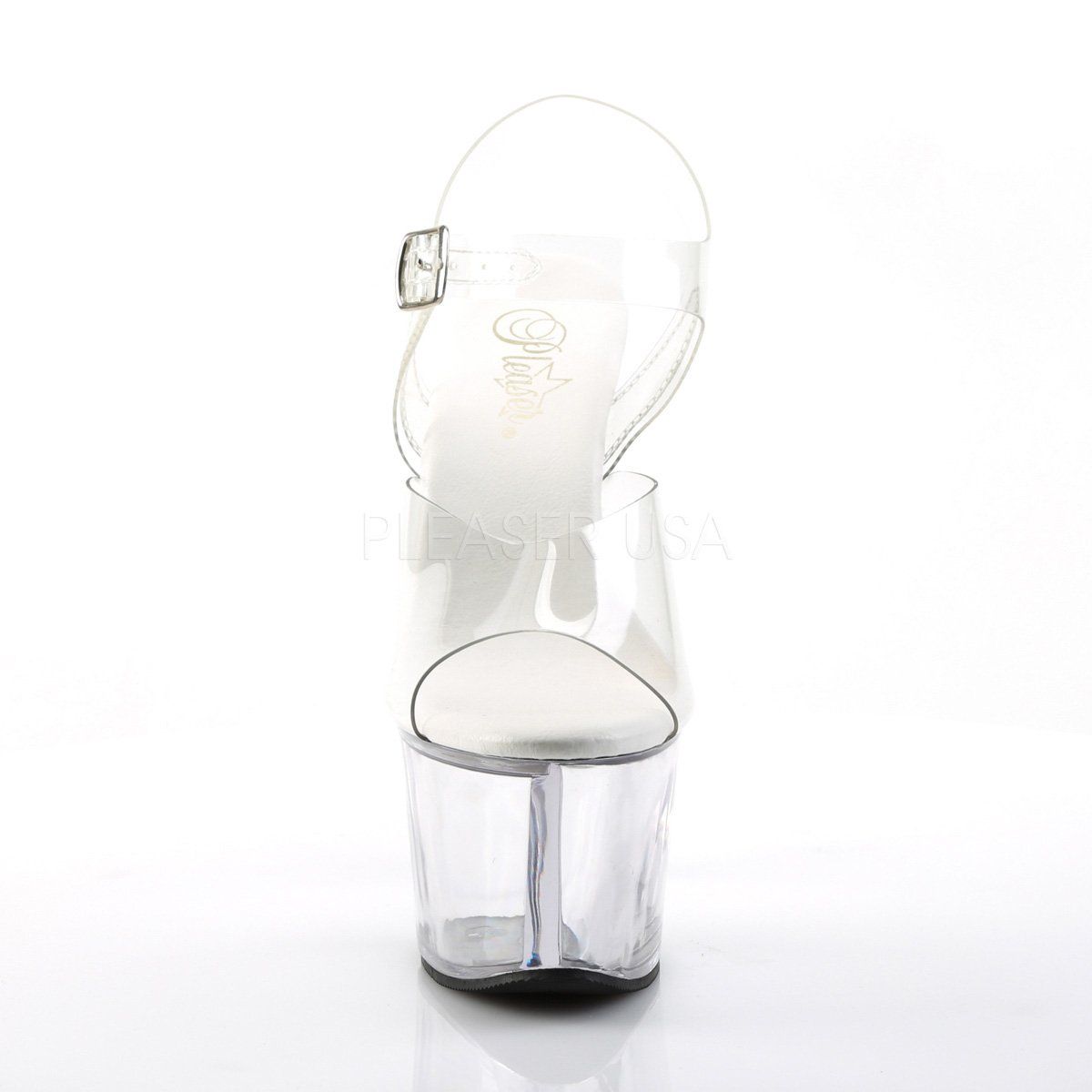 SKY-308VL Clear Platform Sandal Pleaser