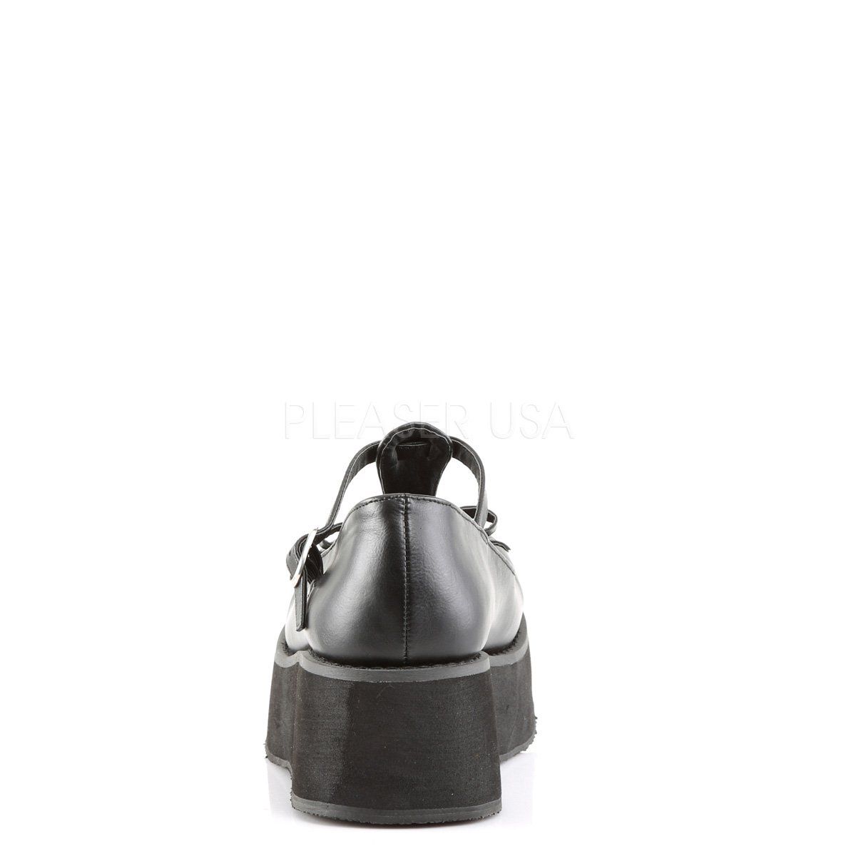 SPRITE-03 Black Vegan Leather Mary Janes Demonia