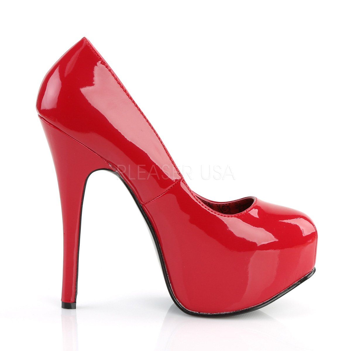 TEEZE-06 Red Patent Bordello