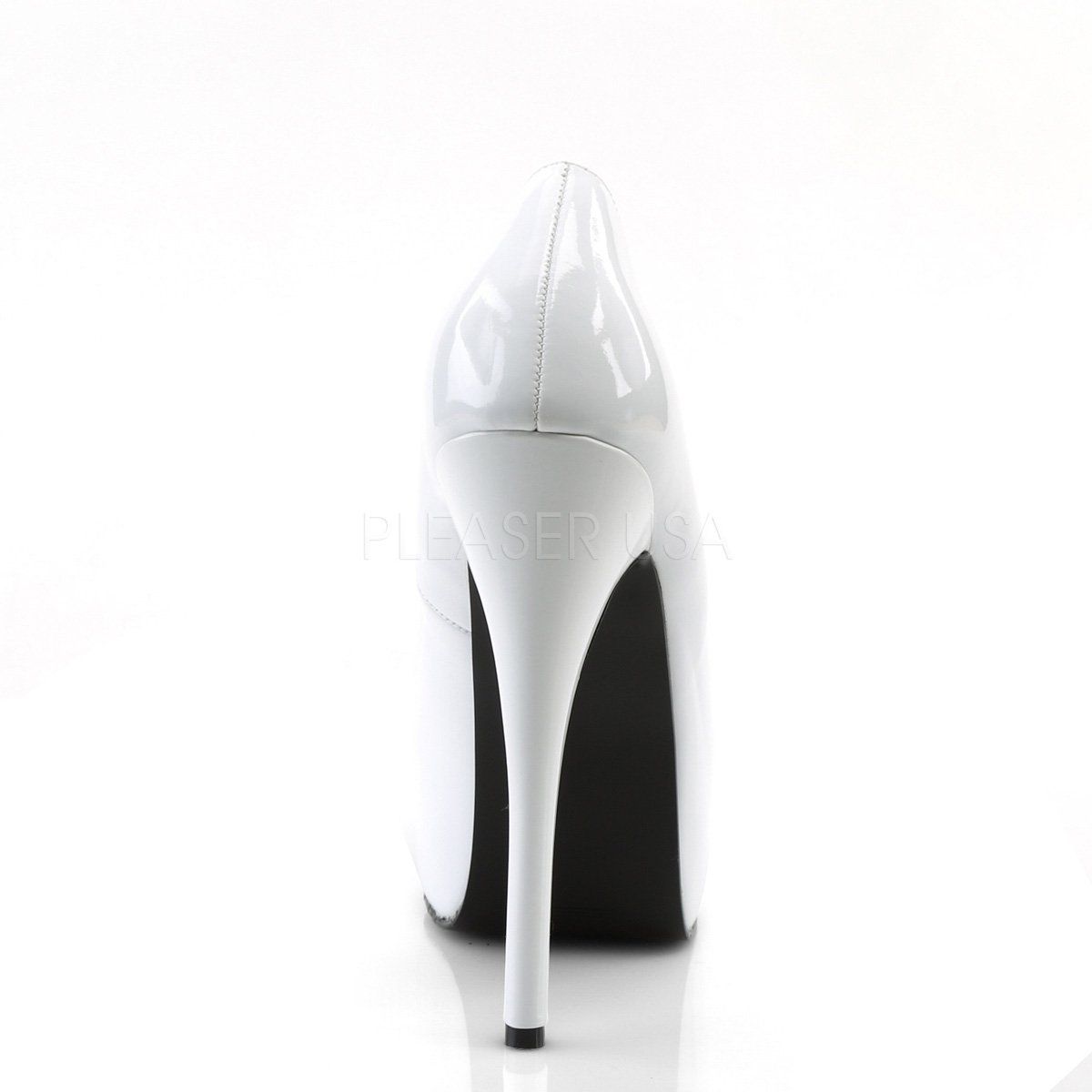 TEEZE-06 White Patent Bordello