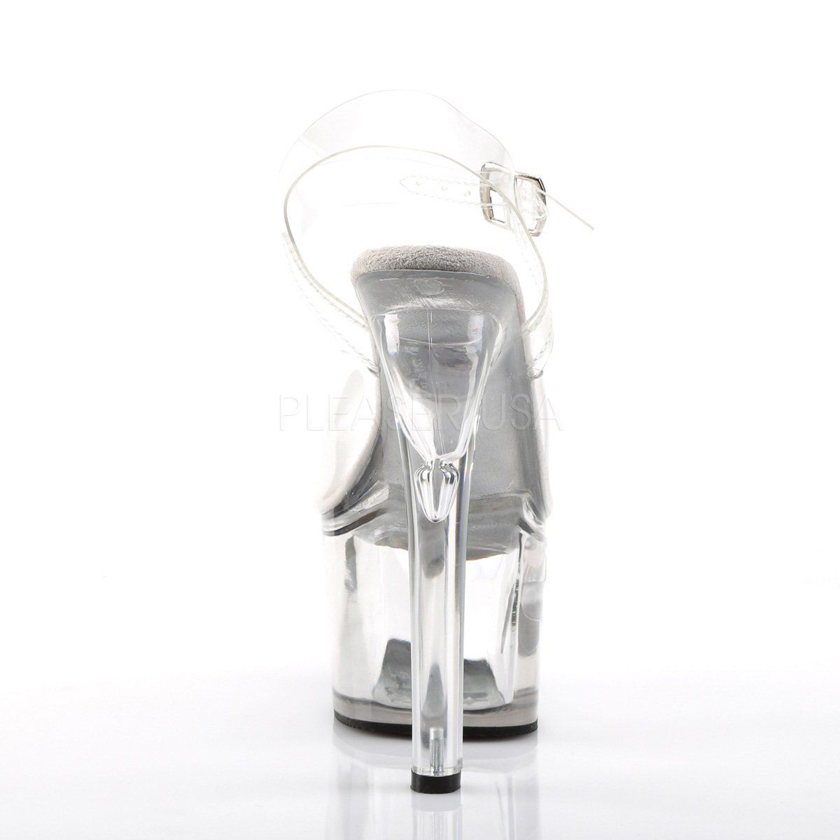 TIPJAR-708-5 Clear Platform Sandal Pleaser