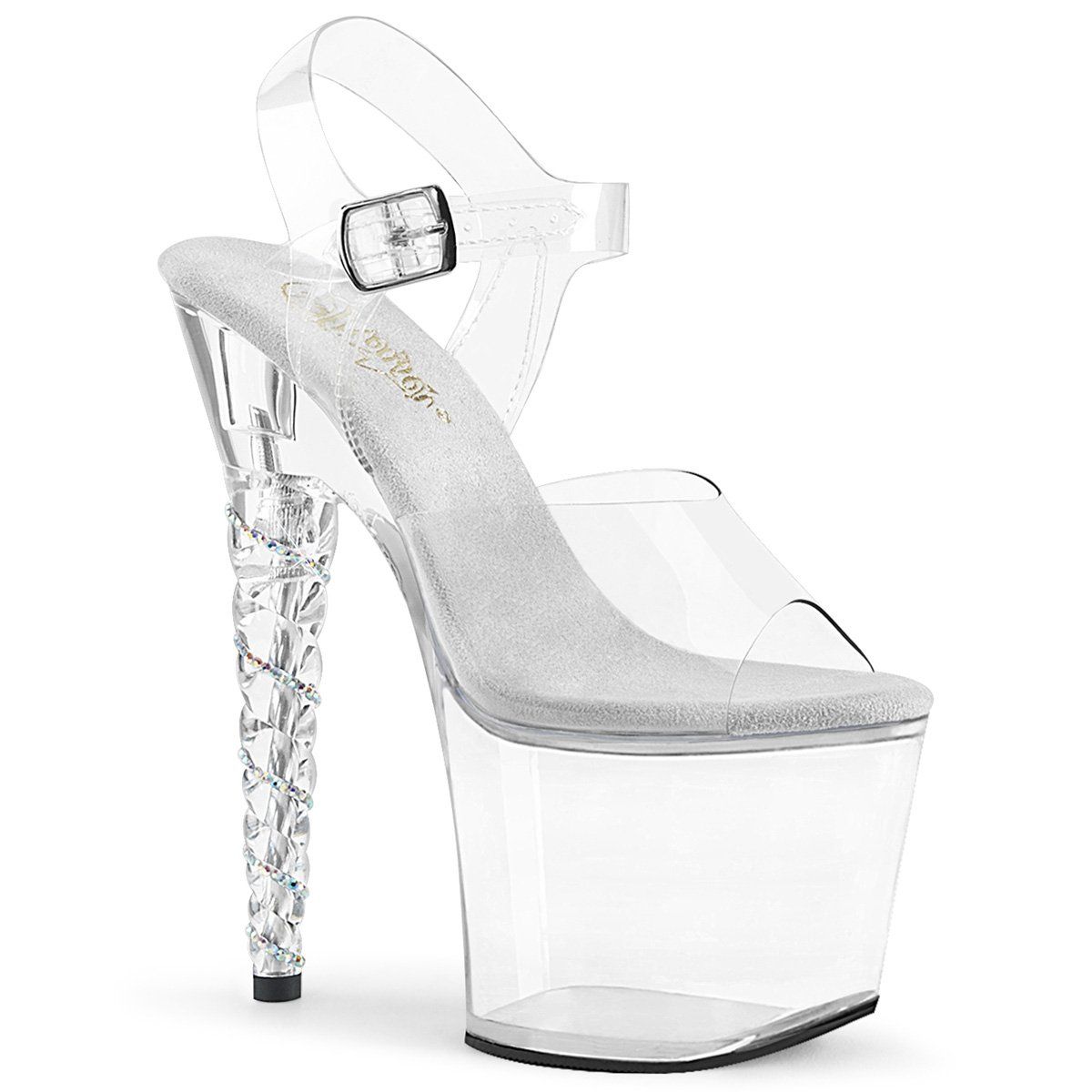 UNICORN-708RSH Clear Platform Sandal Pleaser