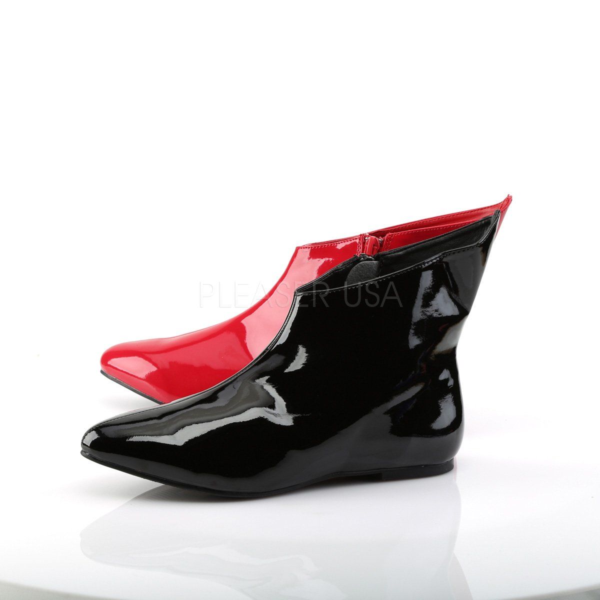 VAIL-152HQ Black-Red Patent Funtasma