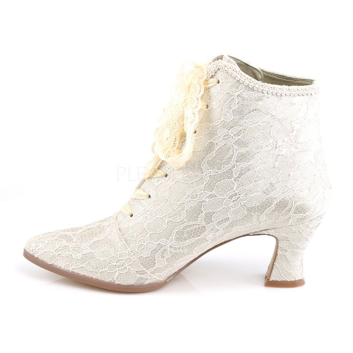 VICTORIAN-30 Champagne Satin-Lace Fabulicious