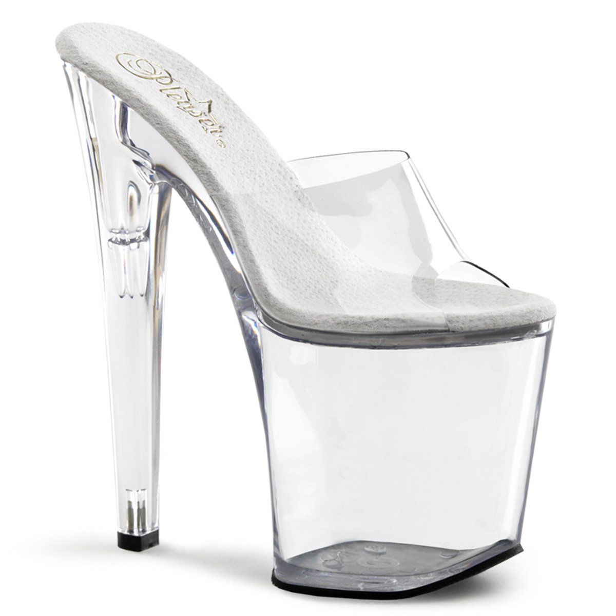 XTREME-801 Clear Platform Sandal Pleaser