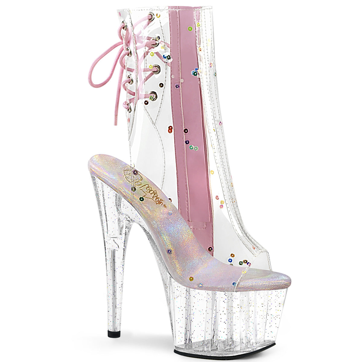 ADORE-1018C-2 Clear TPU-Baby Pink / Clear