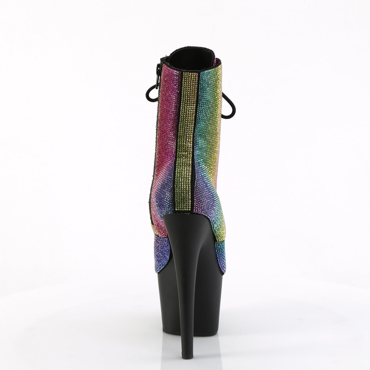ADORE-1020RS Rainbow Rhinestones/Black Matte