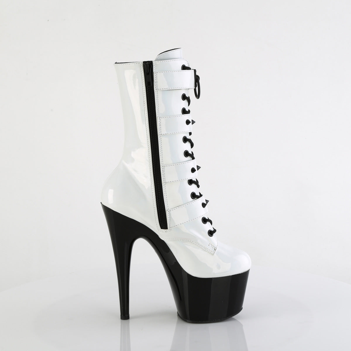 ADORE-1046TT White Holographic Patent /Black