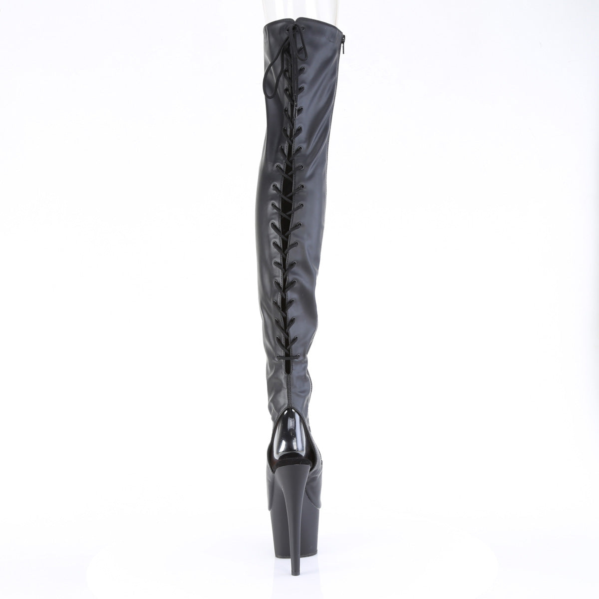 ADORE-3017 Black Stretch Faux Leather