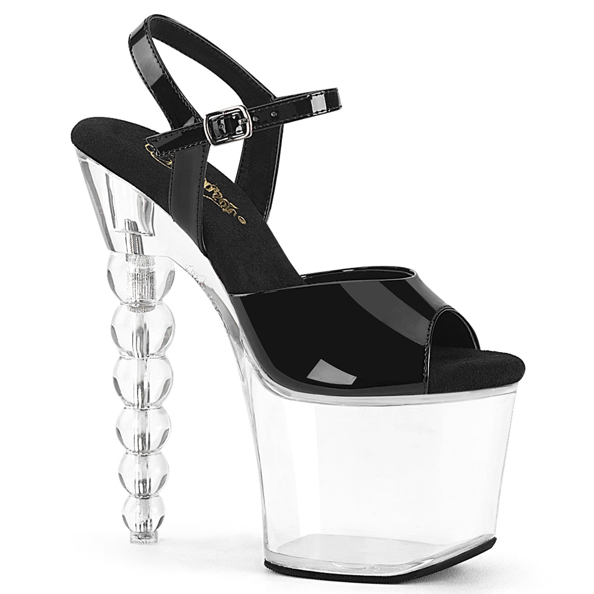 BLISS-709 Black Patent /Clear