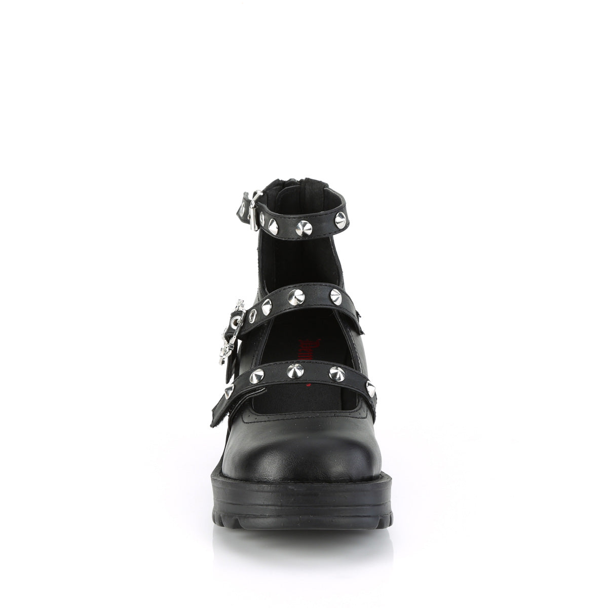 BRATTY-30 Black Vegan Leather