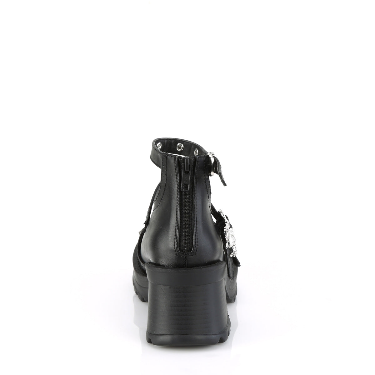 BRATTY-30 Black Vegan Leather