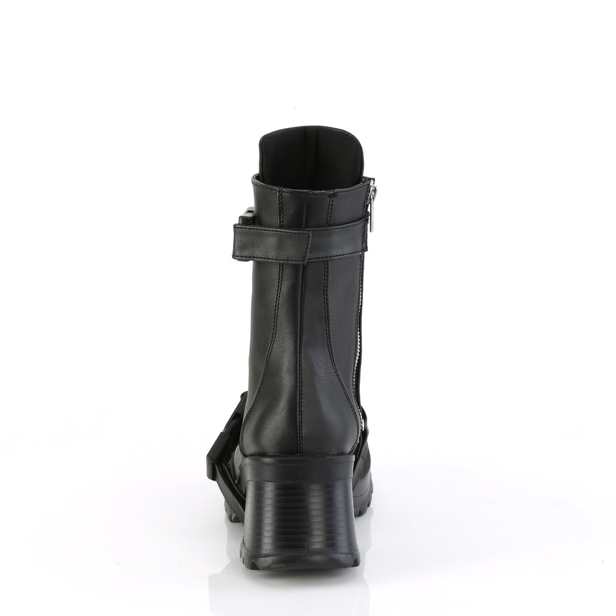 BRATTY-56 Black Vegan Leather