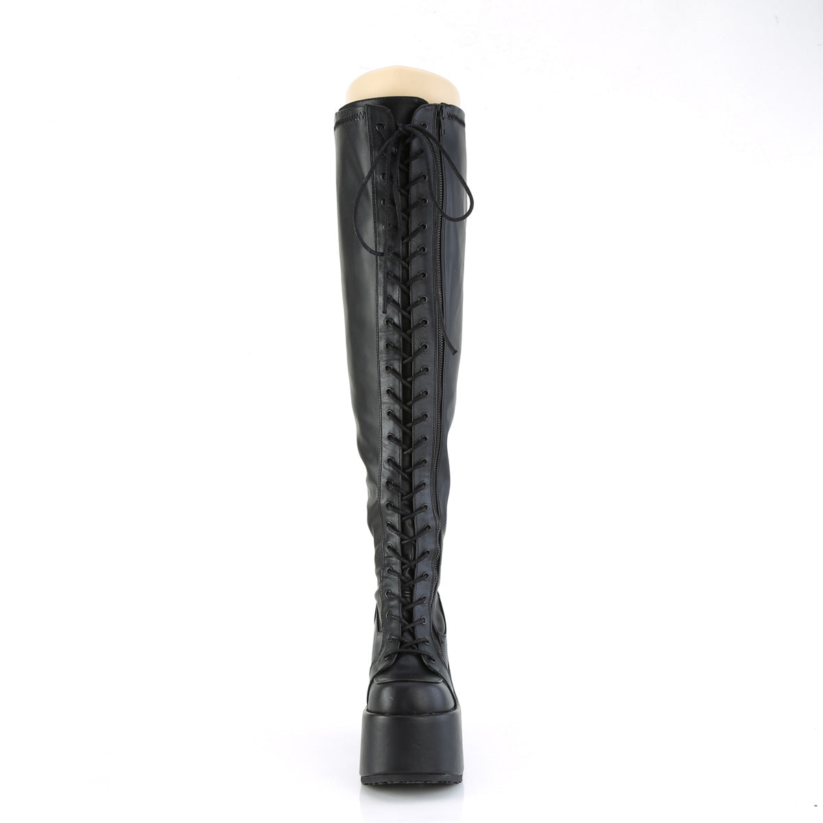 CAMEL-300WC Black Stretch Vegan Leather