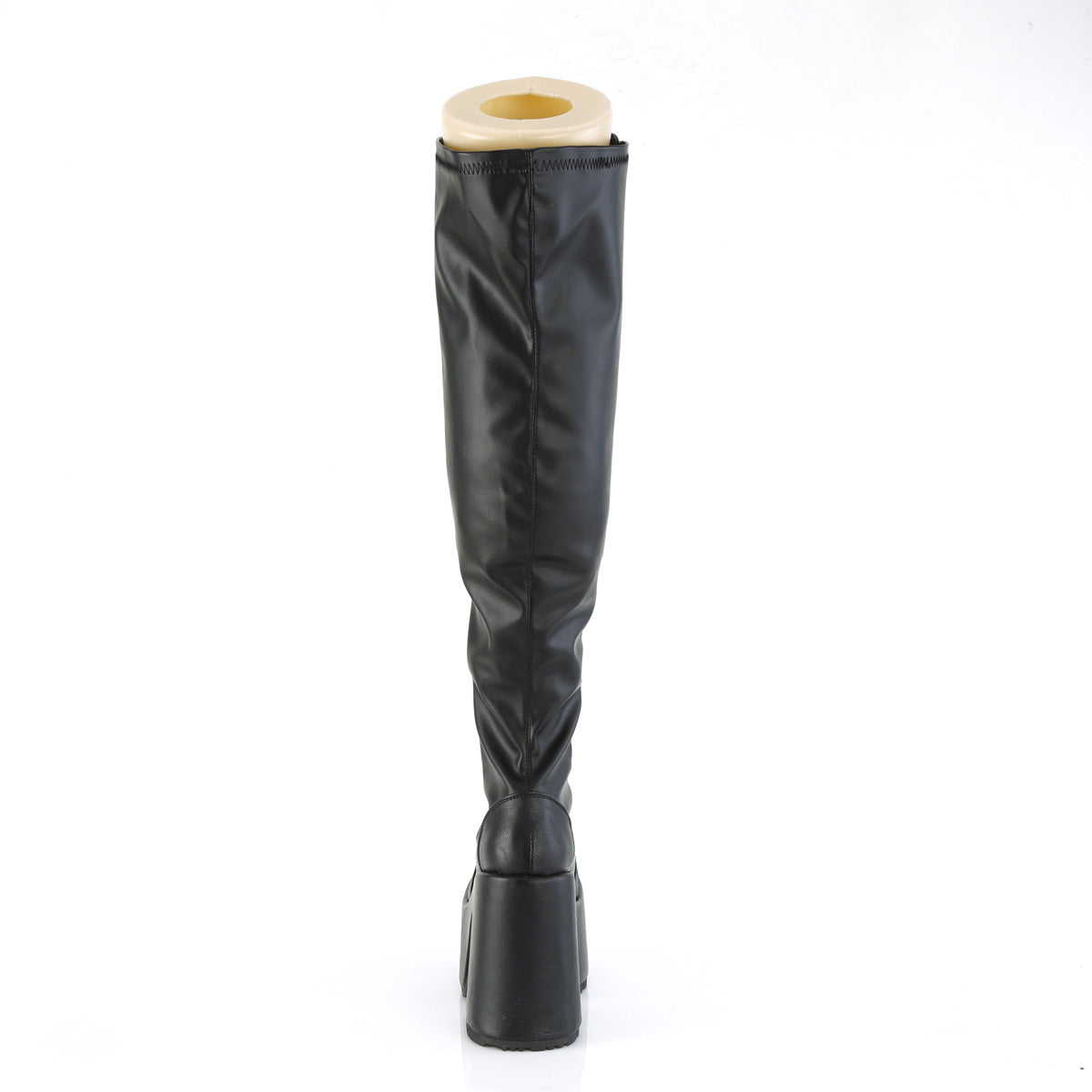 CAMEL-300WC Black Stretch Vegan Leather