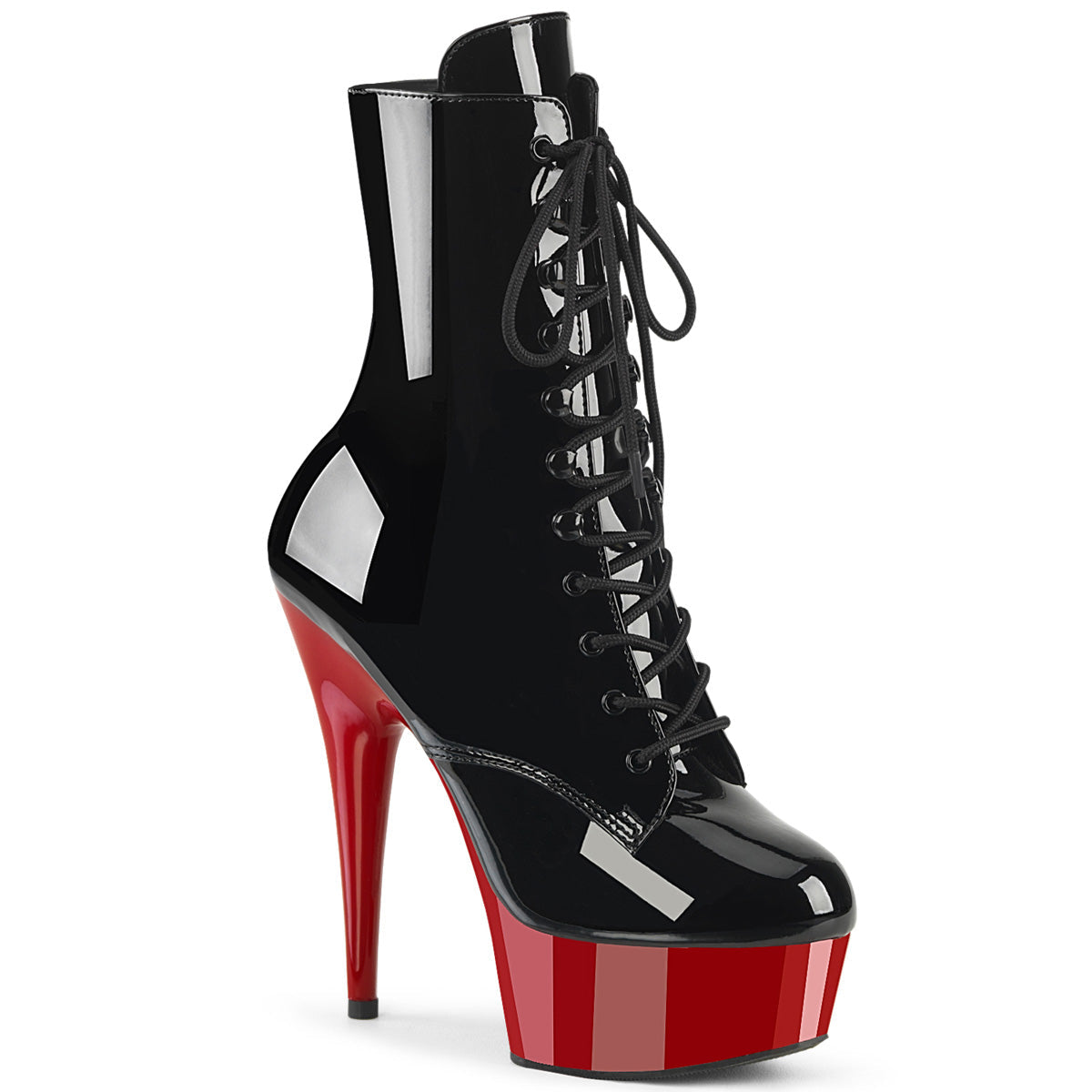 DELIGHT-1020 Black Patent /Red