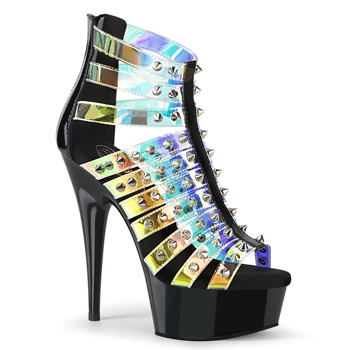 DELIGHT-600-9 Holographic TPU Black Patent /Black