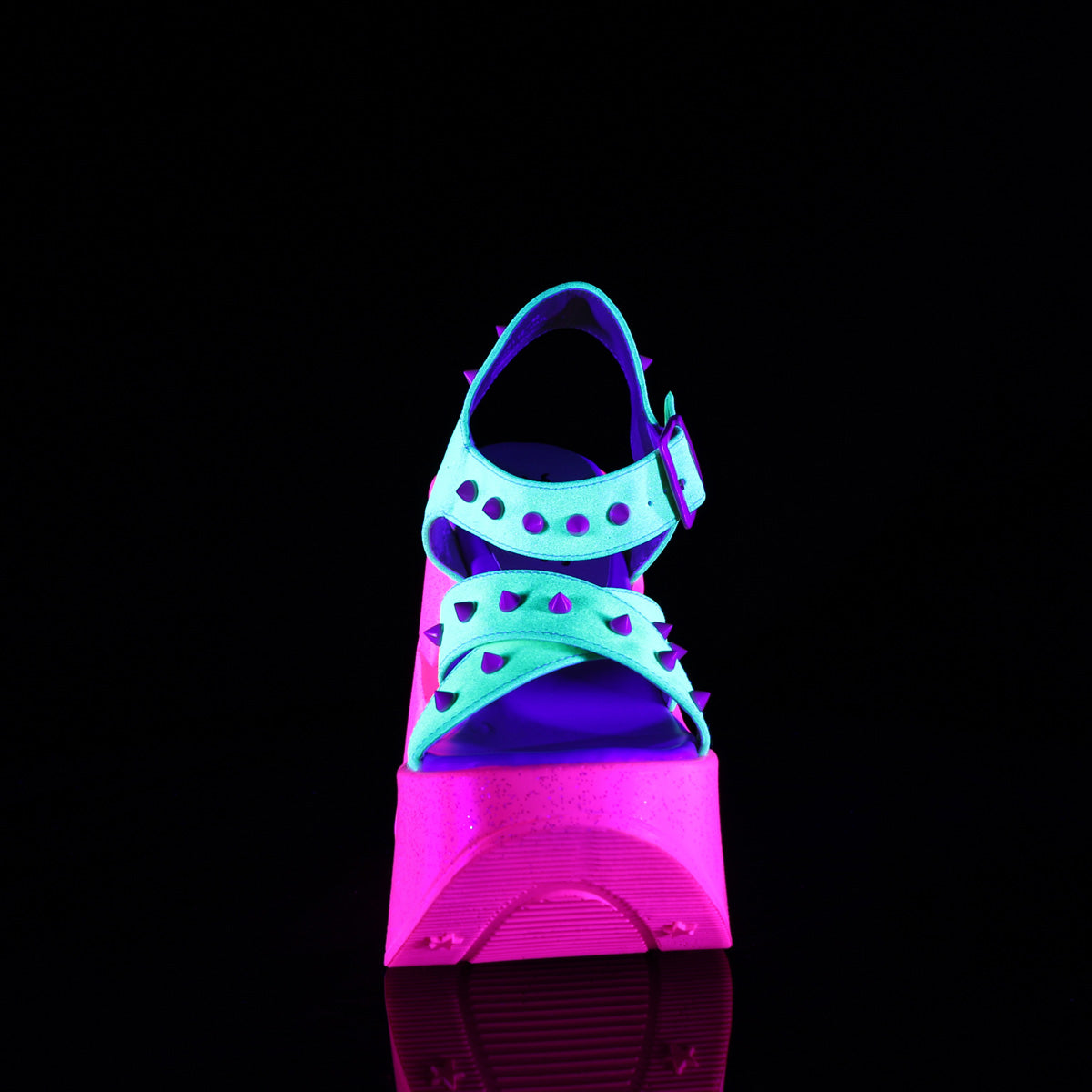 DYNAMITE-02 Neon Yellow Glitter/Pink