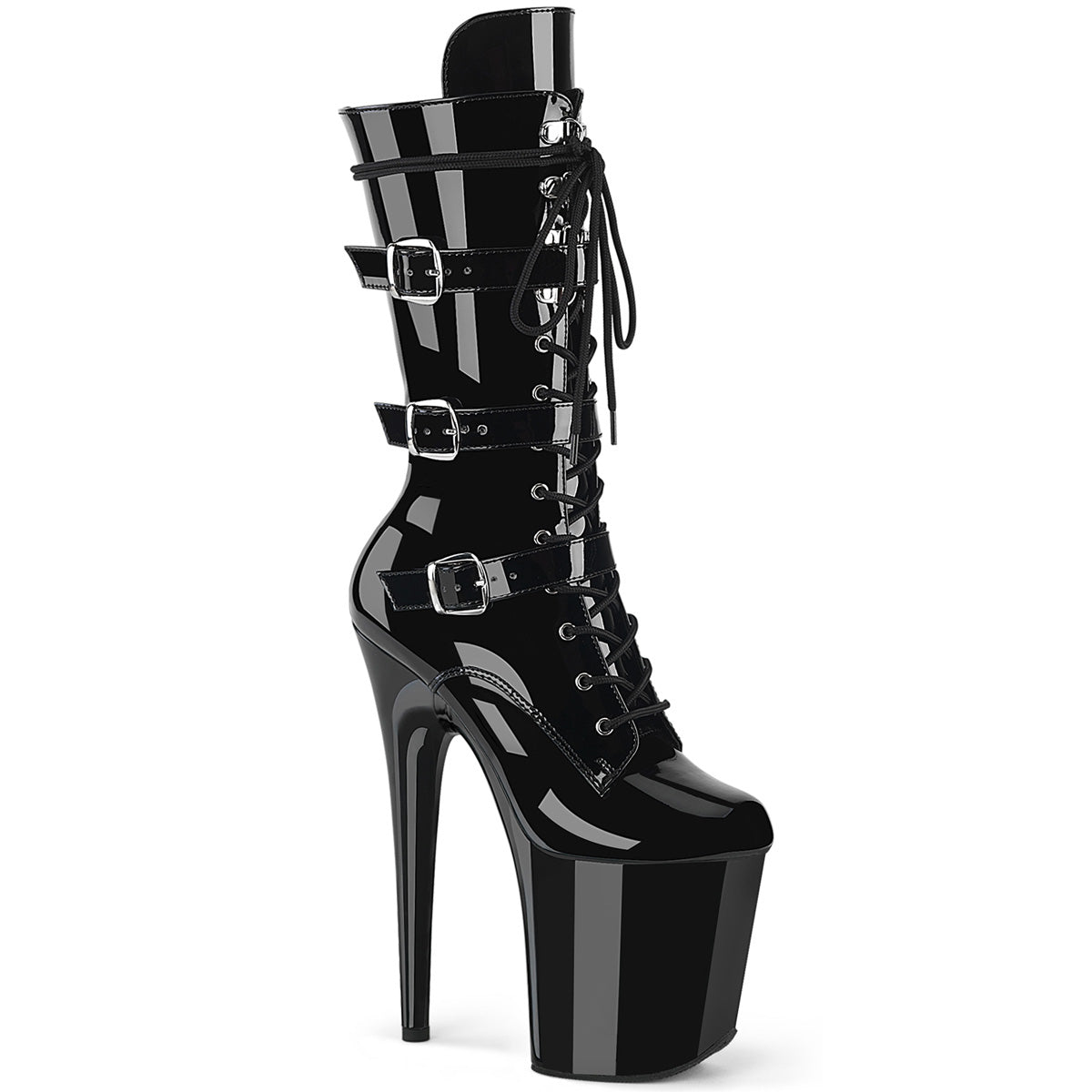 FLAMINGO-1053 Black Patent /Black