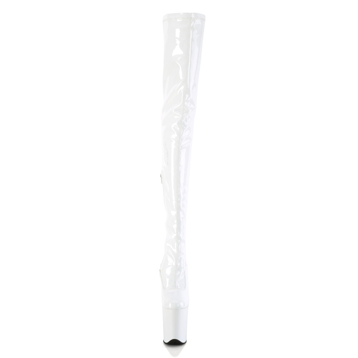 FLAMINGO-4000 White Stretch Patent/White