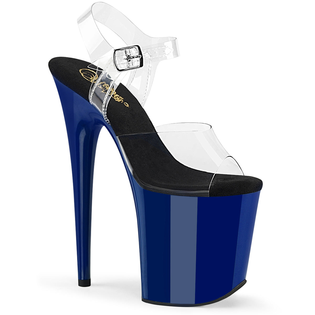 FLAMINGO-808 Clear /Royal Blue