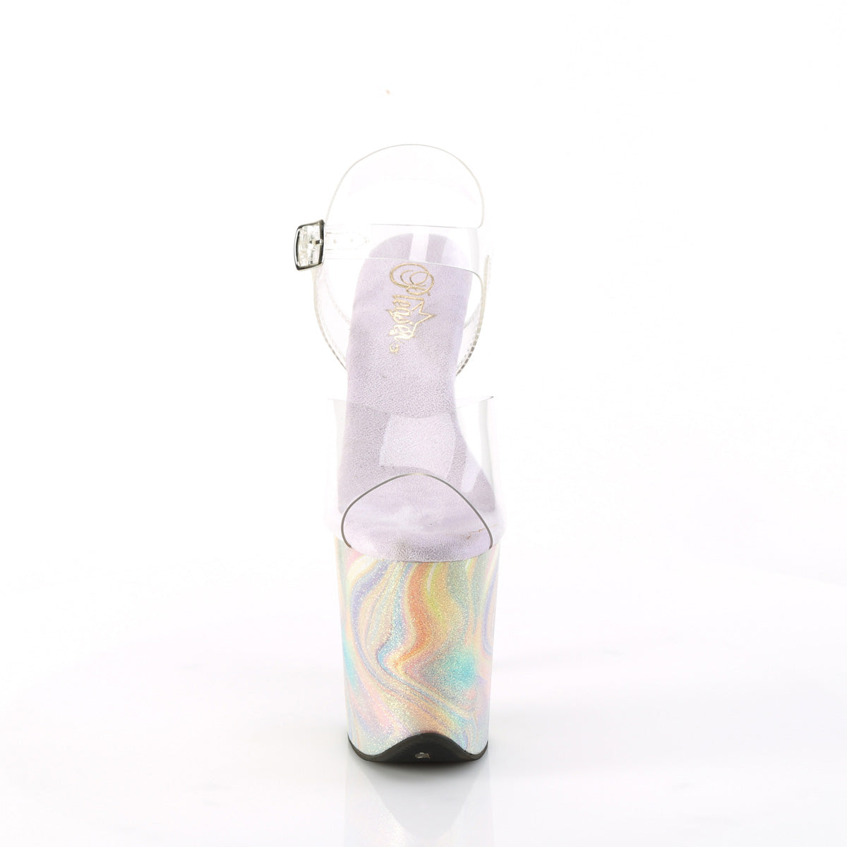 FLAMINGO-808CRF Clear /Lavender Multi Glitters
