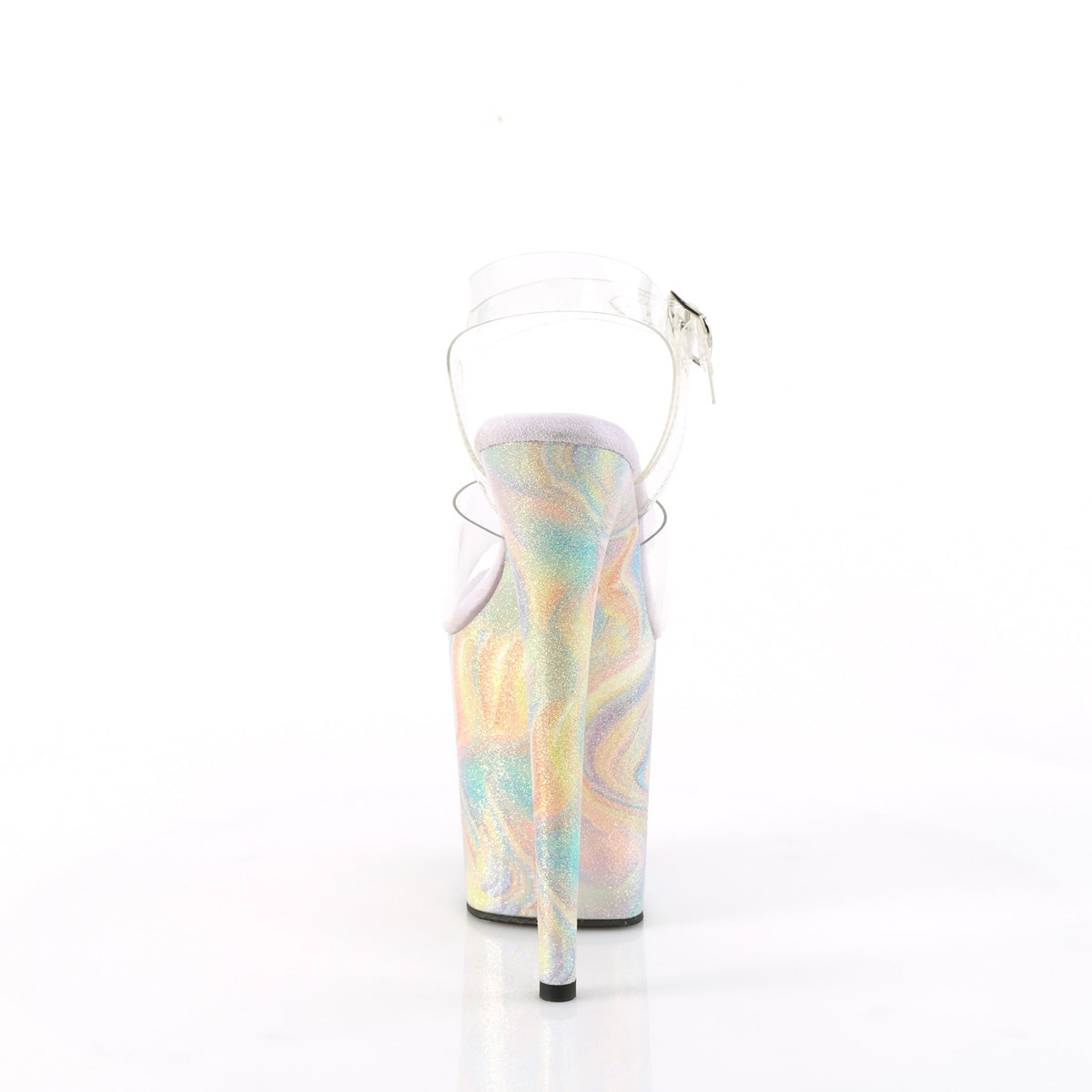 FLAMINGO-808CRF Clear /Lavender Multi Glitters