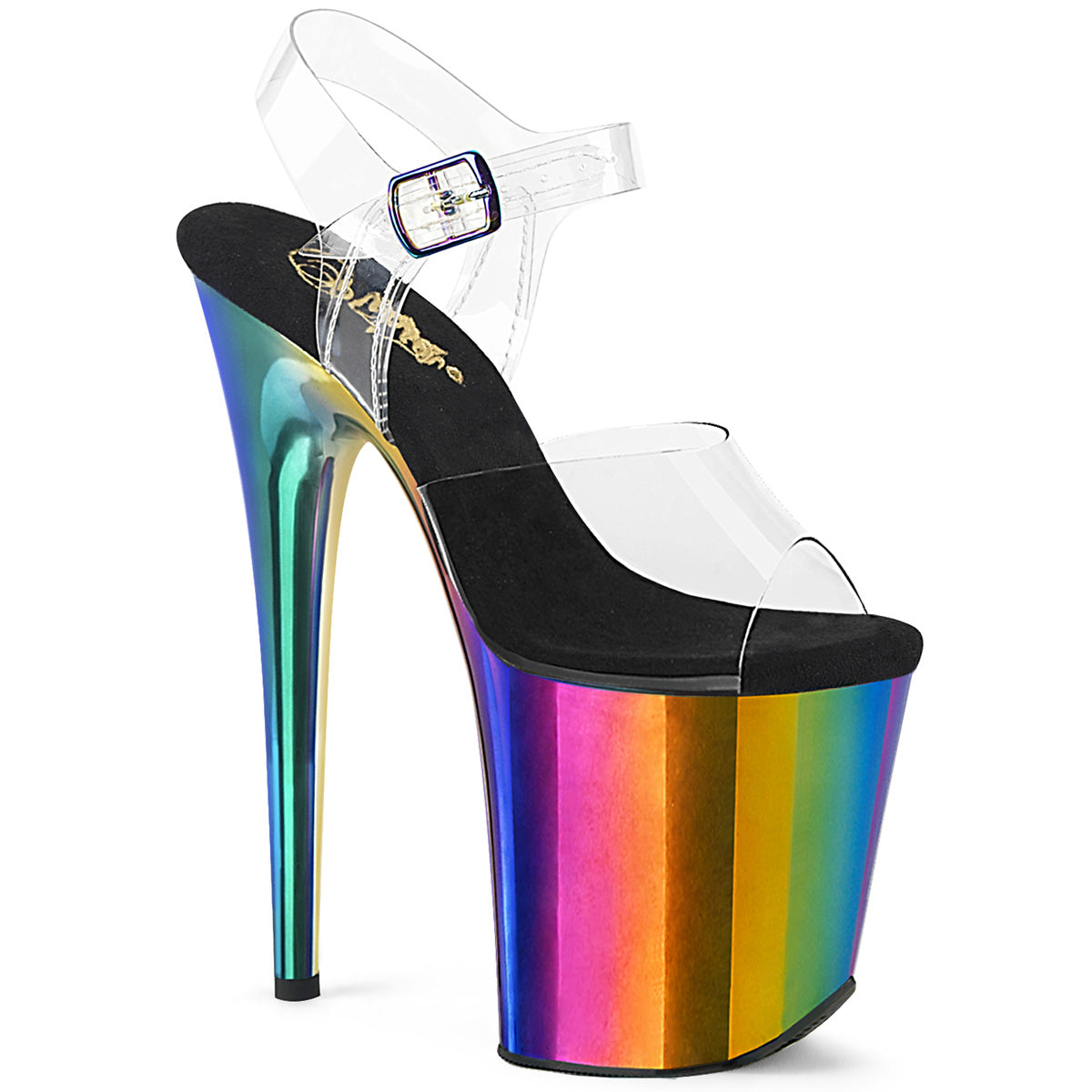 FLAMINGO-808RC Clear /Rainbow Chrome